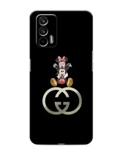 Чехол для Realme 7 Pro с картинкой «Минни Маус на лого»