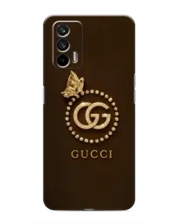 Чехол для Realme 7 Pro с картинкой «Gucci — золотая бабочка»