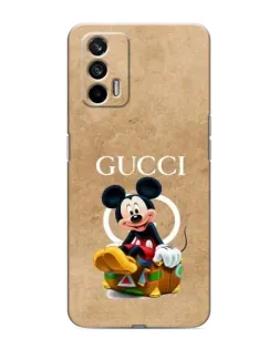 Чехол для Realme 7 Pro с картинкой «Микки Маус Gucci — крафт»