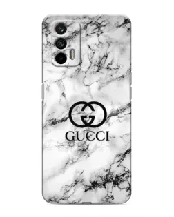 Чехол для Realme 7 Pro с картинкой «Gucci — мраморный шик»