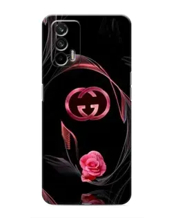 Чехол для Realme 7 Pro с картинкой «Gucci — неоновая роза»