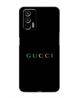 Чехол для Realme 7 Pro с картинкой «Gucci — неоновый минимализм»