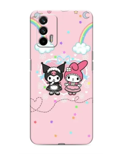 Чохол для Realme 7 Pro з картинкою «My Melody та Kuromi» Чохол для Realme 7 Pro з картинкою «My Melody та Kuromi»