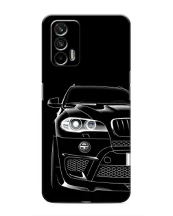 Чохол для Realme 7 Pro з картинкою «Темний силует BMW»
