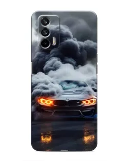 Чохол для Realme 7 Pro з картинкою «BMW у диму»