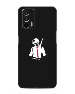 Чохол для Realme 7 Pro з картинкою «PUBG — силует воїна»