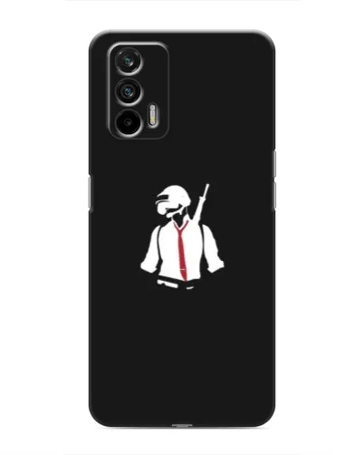 Чохол для Realme 7 Pro з картинкою «PUBG — силует воїна» Чохол для Realme 7 Pro з картинкою «PUBG — силует воїна»