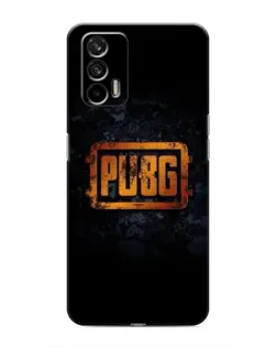 Чохол для Realme 7 Pro з картинкою «PUBG — золотий логотип»