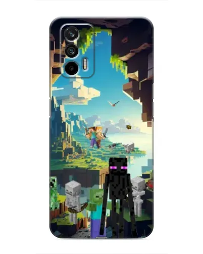 Чохол для Realme 7 Pro з картинкою «Ендермен у лісі» Чохол для Realme 7 Pro з картинкою «Ендермен у лісі»