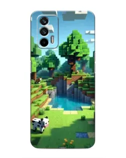 Чохол для Realme 7 Pro з картинкою «Minecraft літній день»