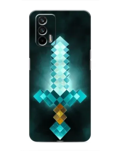 Чохол для Realme 7 Pro з картинкою «Алмазний меч неон» Чохол для Realme 7 Pro з картинкою «Алмазний меч неон»