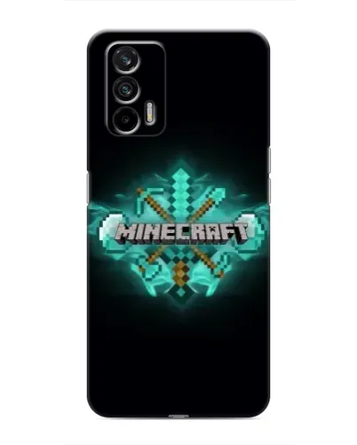 Чохол для Realme 7 Pro з картинкою «Minecraft Diamond лого» Чохол для Realme 7 Pro з картинкою «Minecraft Diamond лого»