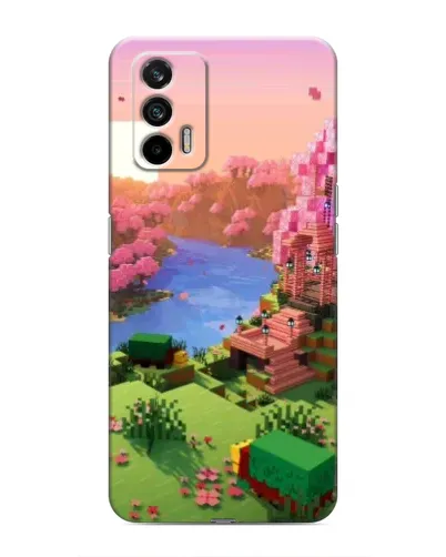 Чохол для Realme 7 Pro з картинкою «Рожеве дерево Minecraft» Чохол для Realme 7 Pro з картинкою «Рожеве дерево Minecraft»