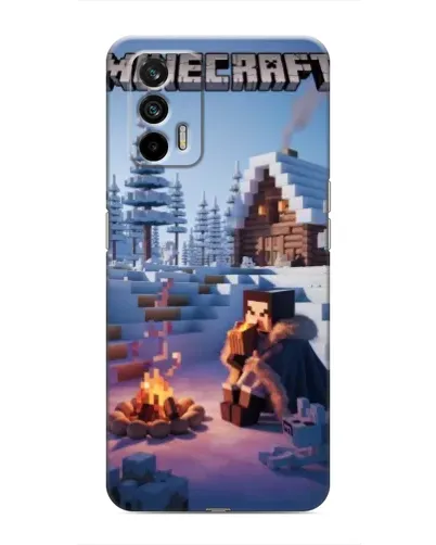 Чохол для Realme 7 Pro з картинкою «Зимовий Minecraft» Чохол для Realme 7 Pro з картинкою «Зимовий Minecraft»