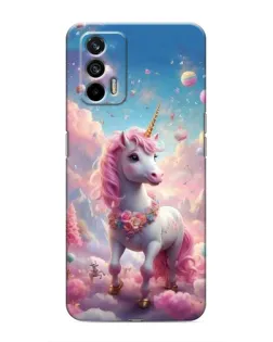 Чохол для Realme 7 Pro з картинкою «Єдиноріг серед хмар»