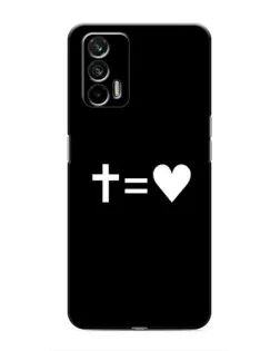 Чохол для Realme 7 Pro з картинкою «Хрест та Серце»