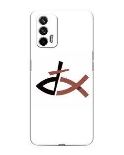 Чохол для Realme 7 Pro з картинкою «Риба та хрест»