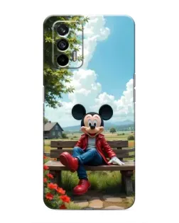 Чохол для Realme 7 Pro з картинкою «Міккі на лавці»