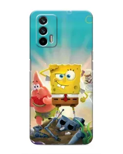 Чехол для Realme 7 Pro с картинкой «Спанч Боб победитель»