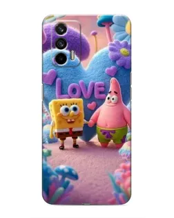 Чехол для Realme 7 Pro с картинкой «Губка Боб Патрик»