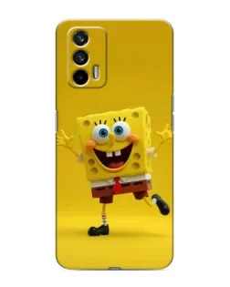 Чехол для Realme 7 Pro с картинкой «Позитивный Губка Боб»