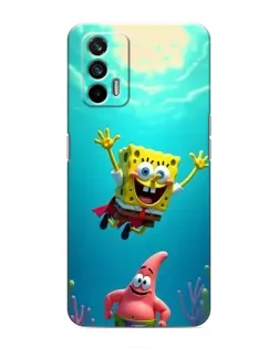Чохол для Realme 7 Pro з картинкою «Спанч Боб під водою»