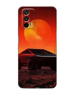 Чохол для Realme 7 Pro з картинкою «Cybertruck на Марсі»
