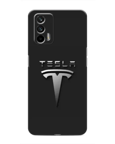 Чохол для Realme 7 Pro з картинкою «Сталевий логотип Tesla» Чохол для Realme 7 Pro з картинкою «Сталевий логотип Tesla»