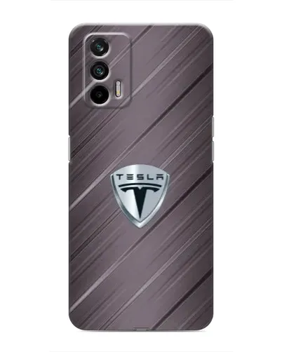 Чохол для Realme 7 Pro з картинкою «Металева текстура Tesla» Чохол для Realme 7 Pro з картинкою «Металева текстура Tesla»