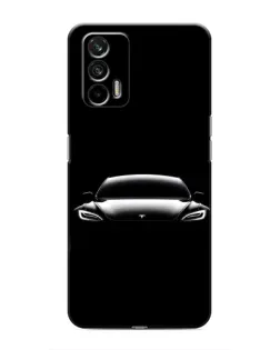 Чохол для Realme 7 Pro з картинкою «Фари Tesla Night»