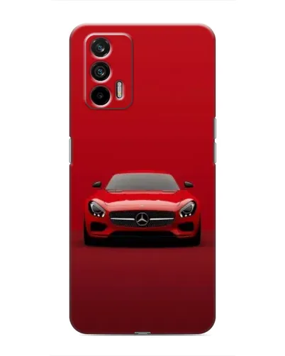 Чехол для Realme 7 Pro с картинкой «Красный Mercedes AMG»
