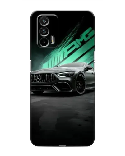 Чохол для Realme 7 Pro з картинкою «Темний Mercedes AMG»