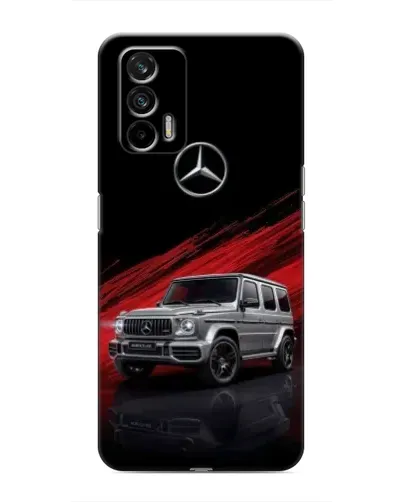 Чохол для Realme 7 Pro з картинкою «Mercedes G-Class червоний»