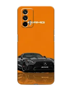 Чохол для Realme 7 Pro з картинкою «Помаранчевий Mercedes AMG»