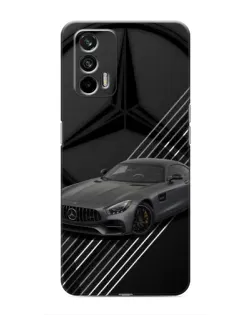 Чохол для Realme 7 Pro з картинкою «Mercedes AMG — графіка»