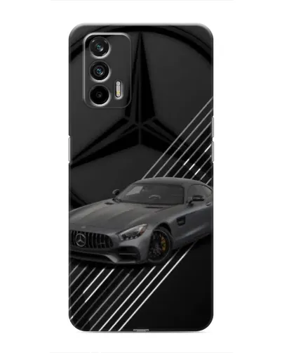 Чохол для Realme 7 Pro з картинкою «Mercedes AMG — графіка»