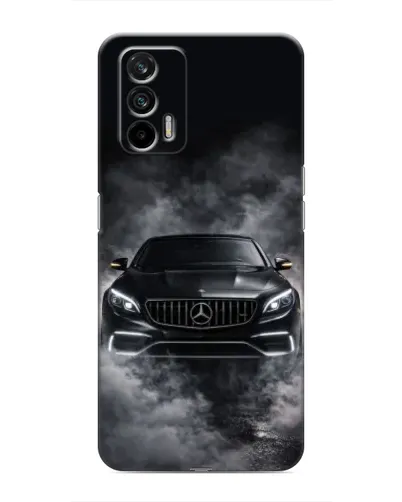 Чохол для Realme 7 Pro з картинкою «Mercedes у диму»