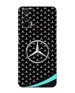 Чохол для Realme 7 Pro з картинкою «Mercedes — бірюзовий акцент»