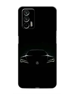 Чехол для Realme 7 Pro с картинкой «Mercedes — силуэт авто» Чехол для Realme 7 Pro с картинкой «Mercedes — силуэт авто»