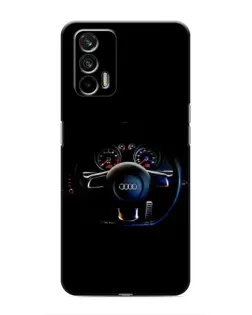 Чохол для Realme 7 Pro з картинкою «Салон Audi — кермо»