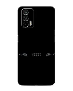 Чохол для Realme 7 Pro з картинкою «Audi — світловий підпис»