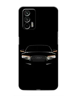 Чохол для Realme 7 Pro з картинкою «Audi — нічний контур»