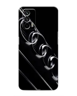 Чохол для Realme 7 Pro з картинкою «Audi — абстрактні кільця»