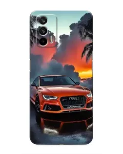 Чохол для Realme 7 Pro з картинкою «Audi — захід сонця»