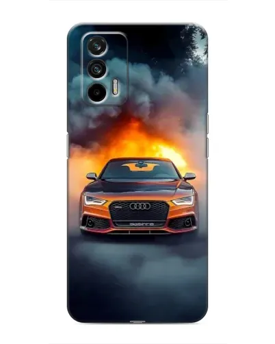 Чохол для Realme 7 Pro з картинкою «Audi у вогняному диму» Чохол для Realme 7 Pro з картинкою «Audi у вогняному диму»