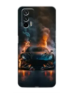 Чохол для Realme 7 Pro з картинкою «Lamborghini димна естетика»