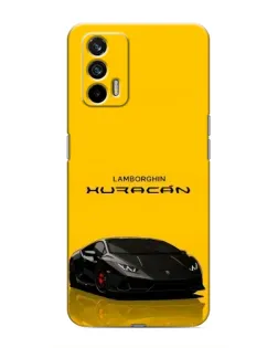 Чохол для Realme 7 Pro з картинкою «Lamborghini Huracan чорний»
