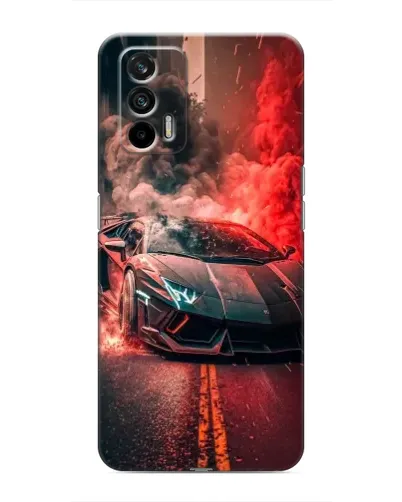 Чохол для Realme 7 Pro з картинкою «Lamborghini червоний дим» Чохол для Realme 7 Pro з картинкою «Lamborghini червоний дим»