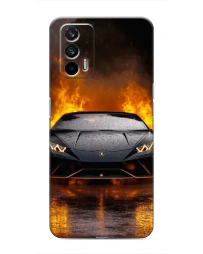 Чохол для Realme 7 Pro з картинкою «Lamborghini у вогні» Чохол для Realme 7 Pro з картинкою «Lamborghini у вогні»