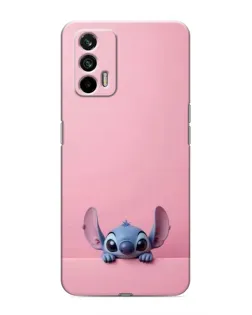 Чехол для Realme 7 Pro с картинкой «Stitch выглядывает»